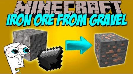  Iron Ore from Gravel  Minecraft 1.8