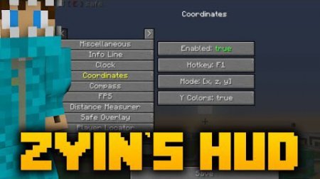  Zyins HUD  Minecraft 1.8.8