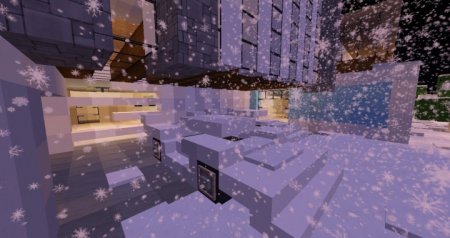  Feeling Cold? Come In! [Modern House 2]  Minecraft