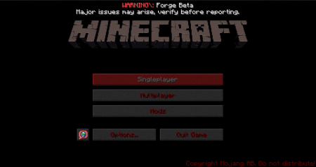  Custom Main Menu  Minecraft 1.8