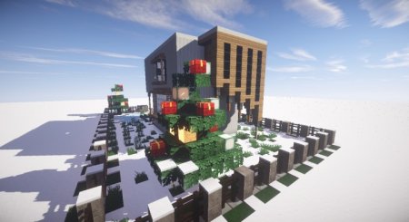  Merry CHristmas! [Modern House]  Minecraft