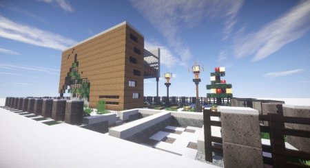  Merry CHristmas! [Modern House]  Minecraft