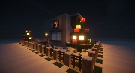  Merry CHristmas! [Modern House]  Minecraft