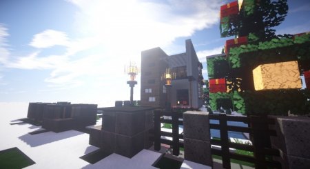  Merry CHristmas! [Modern House]  Minecraft