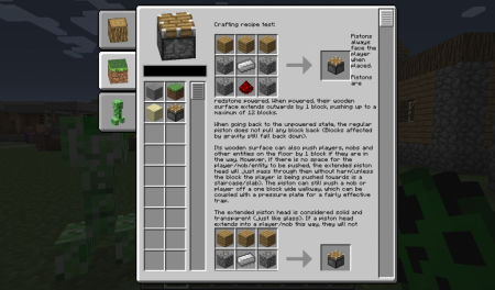  In-Game Wiki  Minecraft 1.8