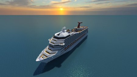  Carnival Victory Cruise Ship  Minecraft