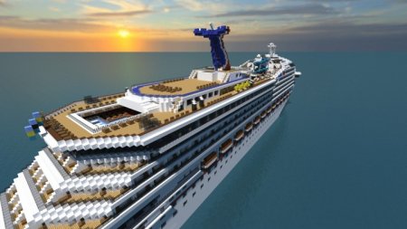  Carnival Victory Cruise Ship  Minecraft