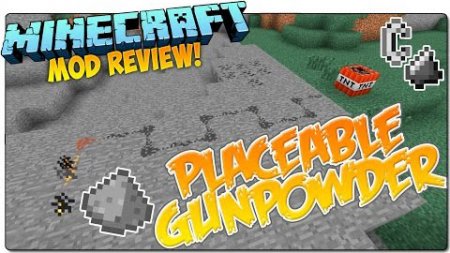  Placeable Gunpowder  Minecraft 1.7.10