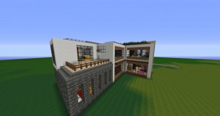  Modern Mansion: Boston Birdsong  Minecraft