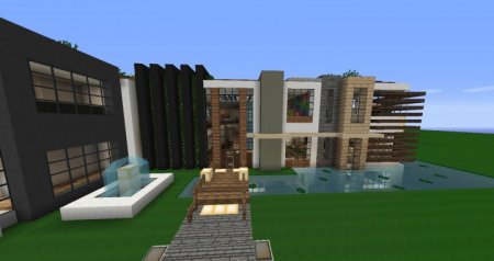  Modern Mansion: Boston Birdsong  Minecraft