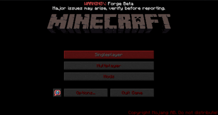  Custom Main Menu  Minecraft 1.8.8