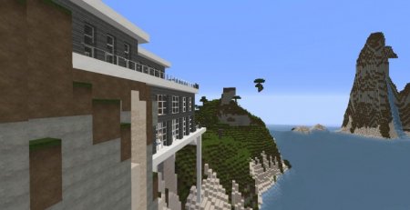  Modern Cliff House  Minecraft