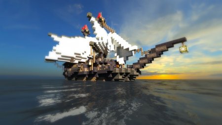  Ship: H.M.S - Cretan  Minecraft