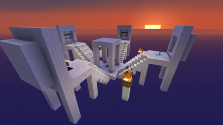  Sunrise Parkour  Minecraft