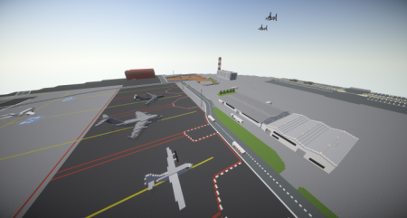  Naval Air Station Paril  Minecraft