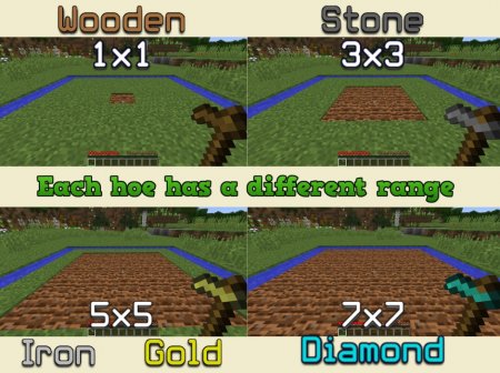  Improved Hoes  Minecraft 1.8