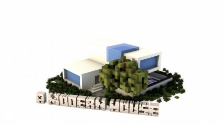  A Modern House  Minecraft