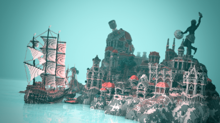  Napolis - City in the Ocean  Minecraft