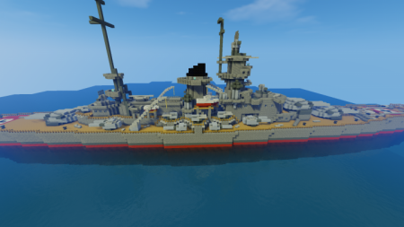  Battleship Scharnhorst  Minecraft