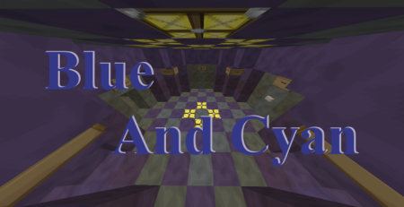  Blue & Cyan  Minecraft