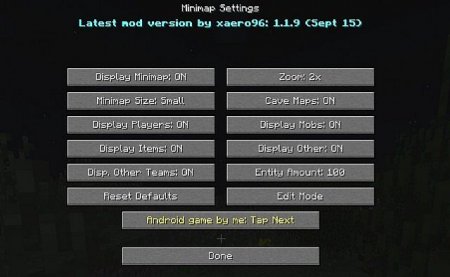  Xaeros Minimap  Minecraft 1.9