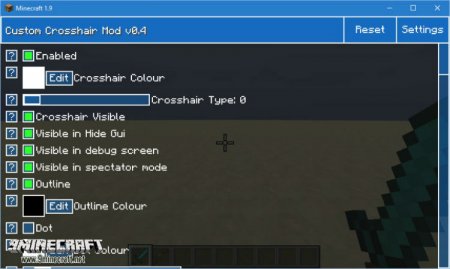  Custom Crosshair  Minecraft 1.9