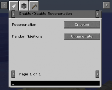  World Generation Manager  Minecraft 1.9