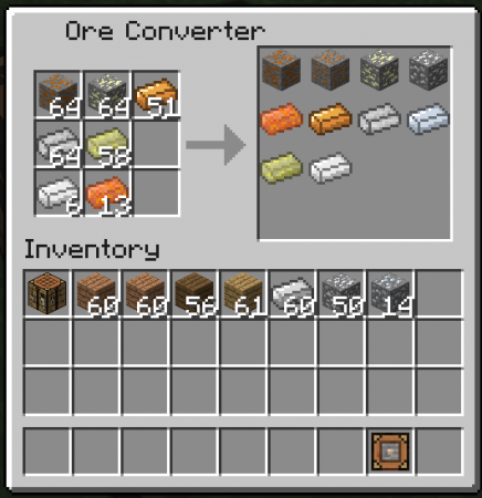  Ore Dictionary Converter  Minecraft 1.9.4