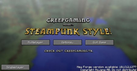  Custom Main Menu  Minecraft 1.9.4