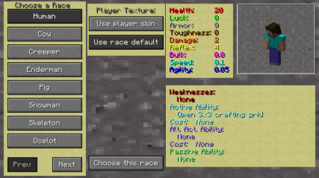  RPG Race  Minecraft 1.10.2