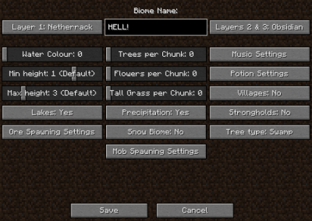  myBiomes  Minecraft 1.10.2