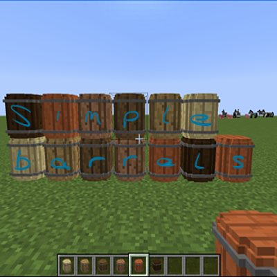  Simple Barrels  Minecraft 1.9.4