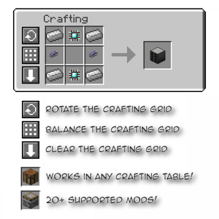  Crafting Tweaks  Minecraft 1.10.2