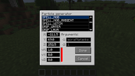  Particle Generator  Minecraft 1.10.2