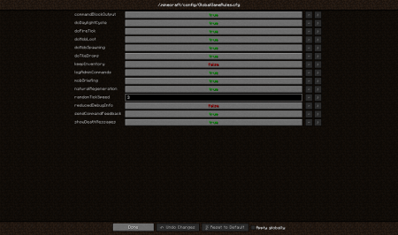  Global GameRules  Minecraft 1.9.4
