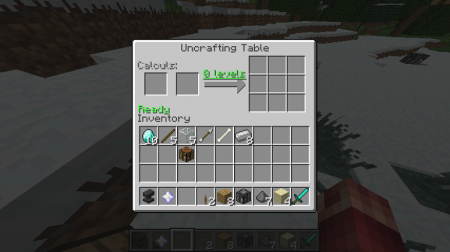  Uncrafting Table  Minecraft 1.10.2