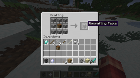  Uncrafting Table  Minecraft 1.11