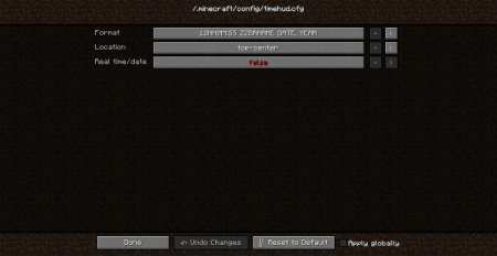  Time HUD  Minecraft 1.10.2