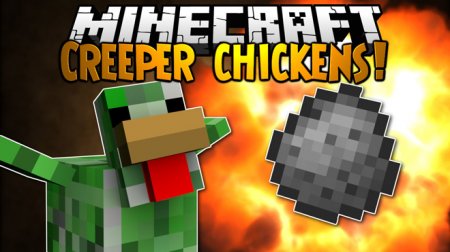  Creeper Chickens  Minecraft 1.11.2
