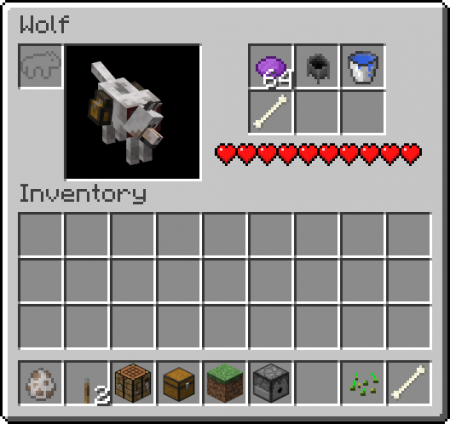  Wolf Armor & Storage  Minecraft 1.10.2