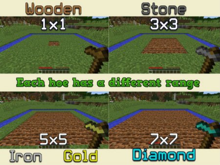  Improved Hoes  Minecraft 1.11.2