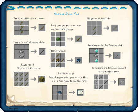  Advanced Sticks  Minecraft 1.11.2