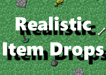  Realistic Item Drops  Minecraft 1.11.2