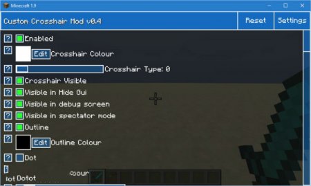  Custom Crosshair  Minecraft 1.10.2