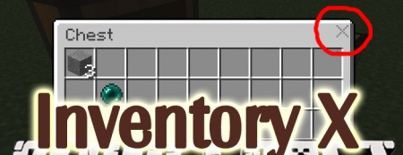  Inventory X  Minecraft 1.11.2