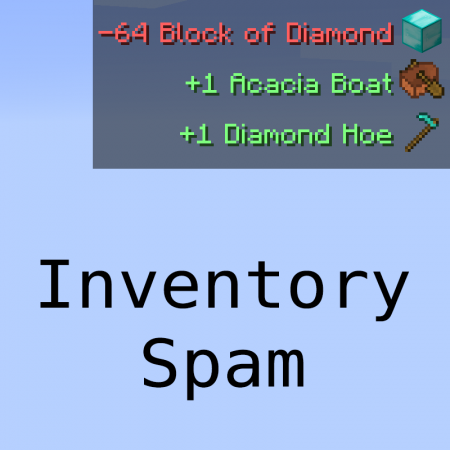  Inventory Spam  Minecraft 1.10.2
