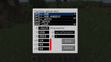  Particle Generator  Minecraft 1.11.2