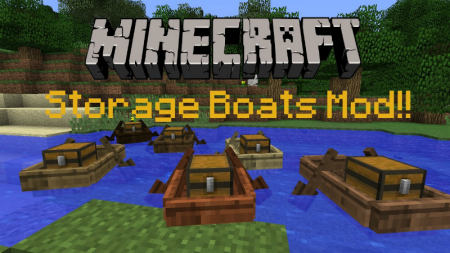  Storage Boats  Minecraft 1.11.2