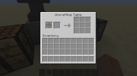  Uncrafting Table  Minecraft 1.12