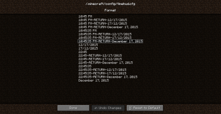  Time HUD  Minecraft 1.12.1